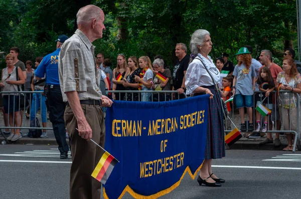 New York City September 2018 Jährliche Deutsch Amerikanische Parade Auf — Stockfoto