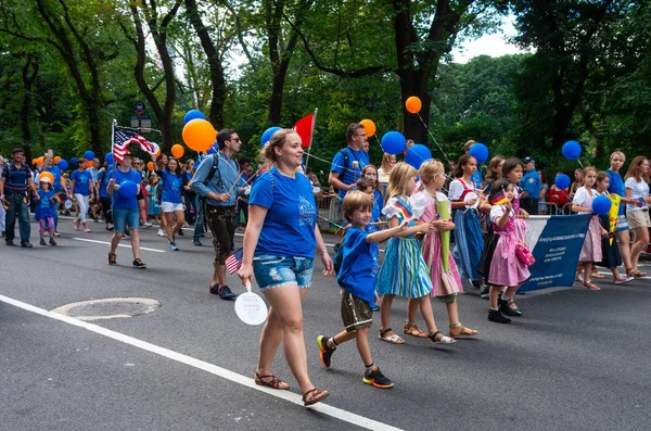 New York City Eylül 2018 Yıllık Alman Amerikan Steuben Geçit — Stok fotoğraf