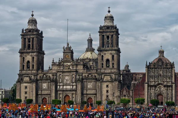 Ciudad México México Octubre 2016 Día Muertos Zócalo —  Fotos de Stock
