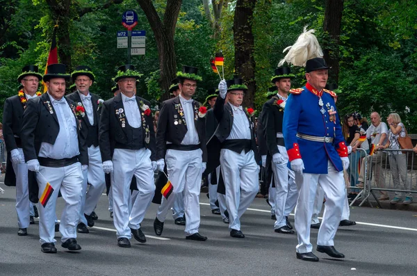 New York City September 2018 Jährliche Deutsch Amerikanische Parade Auf — Stockfoto