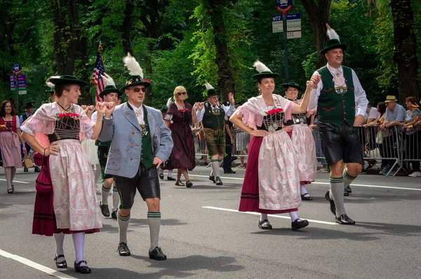 New York City Eylül 2018 Yıllık Alman Amerikan Steuben Geçit — Stok fotoğraf