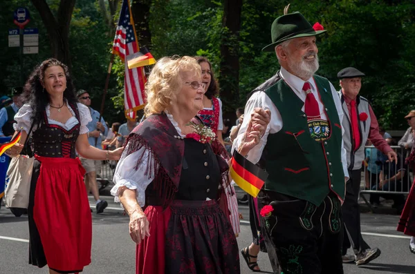 New York City Eylül 2018 Yıllık Alman Amerikan Steuben Geçit — Stok fotoğraf