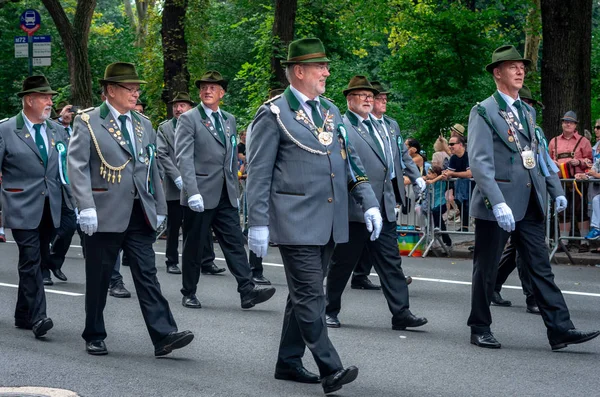 New York City September 2018 Jährliche Deutsch Amerikanische Parade Auf — Stockfoto