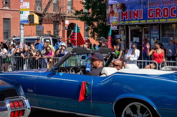 Nueva York City Septiembre 2018 Desfile Del Día Los Afroamericanos — Foto de Stock