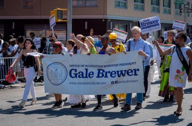 New York City - 16 Eylül 2018: Harlem Afro-Amerikan Günü yürüyüşü
