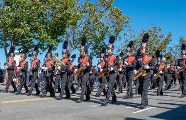San Francisco, California - 7 Ekim 2018: 150 İtalyan Parade San Francisco, ABD