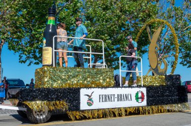 San Francisco, California - 7 Ekim 2018: 150 İtalyan Parade San Francisco, ABD