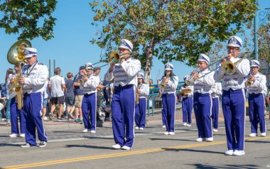 San Francisco, California - 7 Ekim 2018: 150 İtalyan Parade San Francisco, ABD