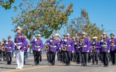San Francisco, California - 7 Ekim 2018: 150 İtalyan Parade San Francisco, ABD