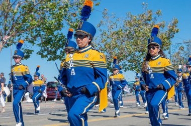San Francisco, California - 7 Ekim 2018: 150 İtalyan Parade San Francisco, ABD