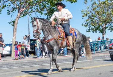 San Francisco, California - 7 Ekim 2018: 150 İtalyan Parade San Francisco, ABD