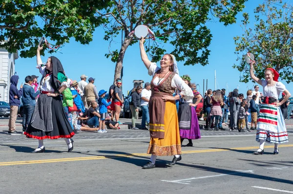 San Francisco Kalifornia 2018 Október 150 Olasz Örökség Parade San — Stock Fotó