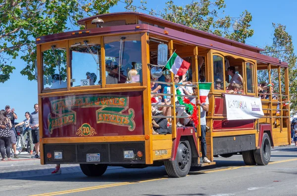 San Francisco California Octubre 2018 150º Desfile Del Patrimonio Italiano — Foto de Stock