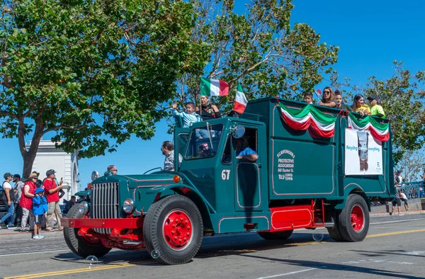 San Francisco California Octubre 2018 150º Desfile Del Patrimonio Italiano — Foto de Stock