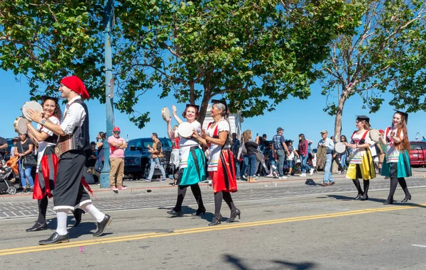 アメリカ合衆国サンフランシスコでサンフランシスコ カリフォルニア州 2018 150 イタリアの遺産パレード — ストック写真