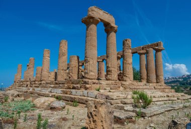 Antik Yunan tapınağı, Juno Agrigento, Sicilya, İtalya