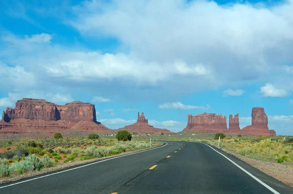 Weg Monument Valley Navajo Tribal Park Verenigde Staten — Stockfoto