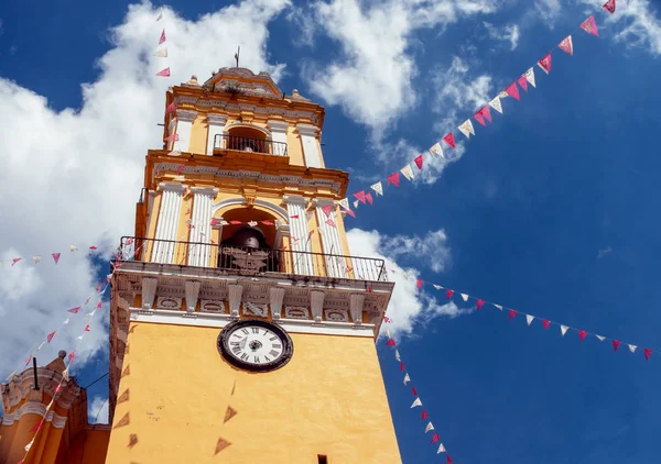 Εκκλησία Του San Pedro Αποστόλ Στην Cholula Πουέμπλα Μεξικό — Φωτογραφία Αρχείου
