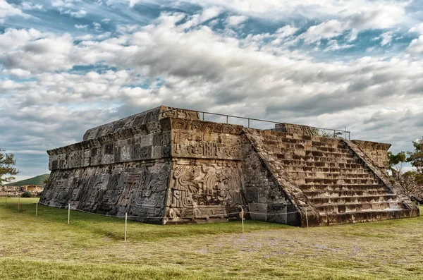 Templo Serpiente Plumada Xochicalco Sitio Arqueológico Precolombino México Patrimonio Humanidad — Foto de Stock