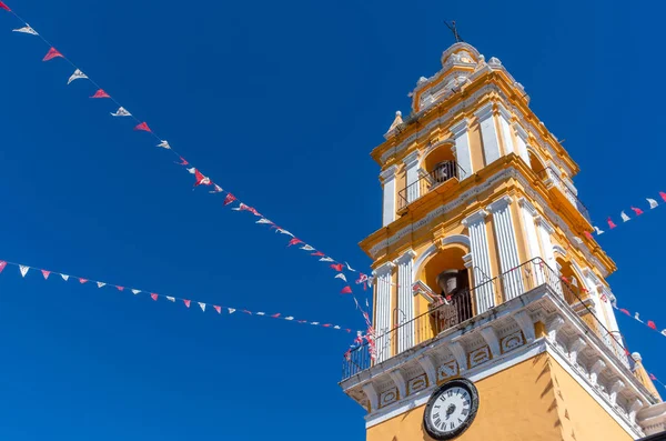 Εκκλησία Του San Pedro Αποστόλ Στην Cholula Πουέμπλα Μεξικό — Φωτογραφία Αρχείου