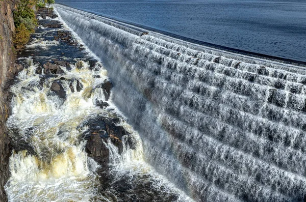 Doğal Görünümü Yeni Kroton Barajı Croton Hudson Croton Gorge Park — Stok fotoğraf