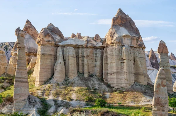 Formazioni Rocciose Nella Valle Dell Amore Cappadocia Turchia — Foto Stock