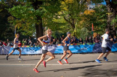 New York, ABD - 4 Kasım 2018: Yıllık New York maratonunu