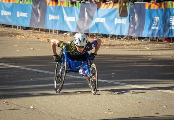 New York Usa November 2018 Wheelchair Division Participants Annual New — Stock Photo, Image