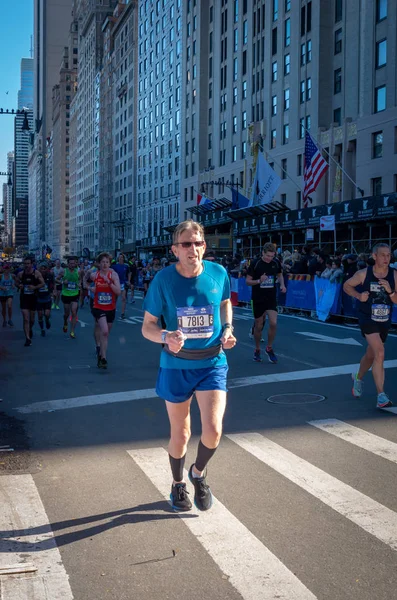 New York Amerika Serikat November 2018 Maraton Kota New York — Stok Foto