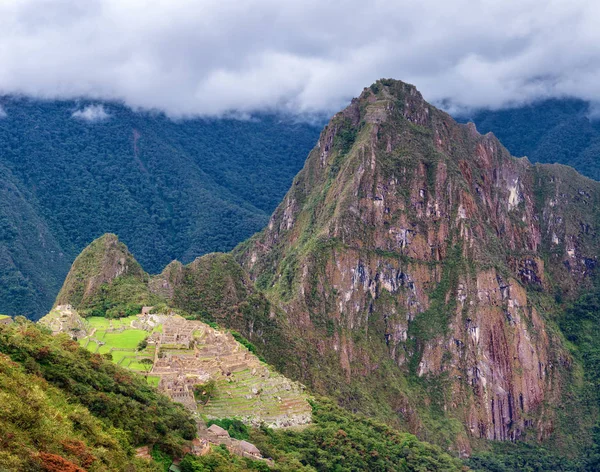 马丘比丘在秘鲁 教科文组织世界遗产站点 — 图库照片