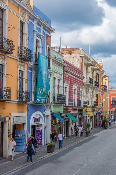 Puebla México Noviembre 2016 Calle Puebla México — Foto de Stock