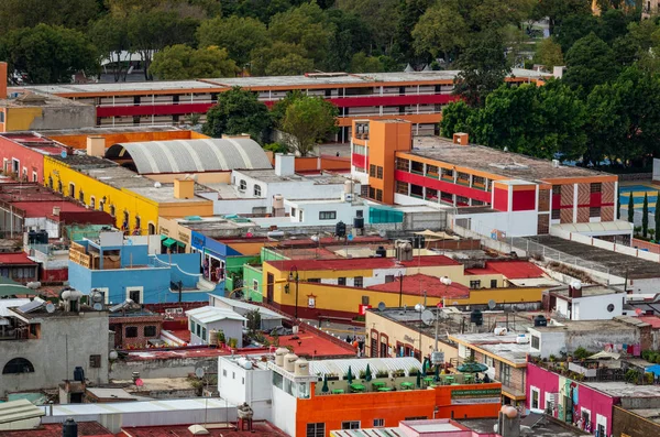 Cholula Mexiko November 2016 Flygfoto Över Downtown Cholula Puebla — Stockfoto