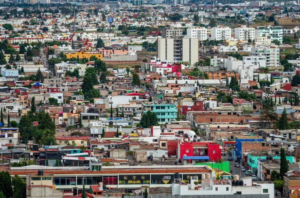 Cholula Mexic Noiembrie 2016 Vedere Aeriană Asupra Centrului Orașului Cholula — Fotografie, imagine de stoc