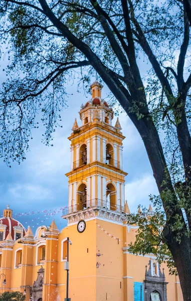 Iglesia San Pedro Apostol Puebla México — Foto de Stock