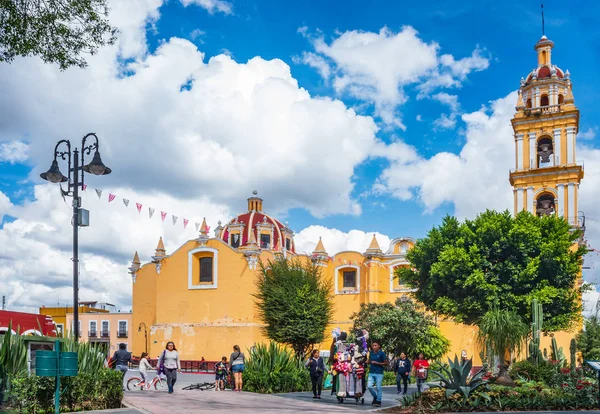 Cholula Puebla México Noviembre 2016 Iglesia San Pedro Apostol Cholula —  Fotos de Stock