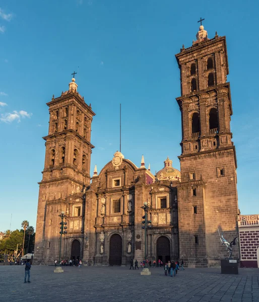 Puebla México Noviembre 2016 Catedral Puebla Puebla México — Foto de Stock