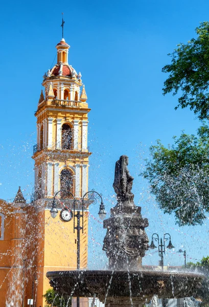 Iglesia San Pedro Apostol Puebla México — Foto de Stock