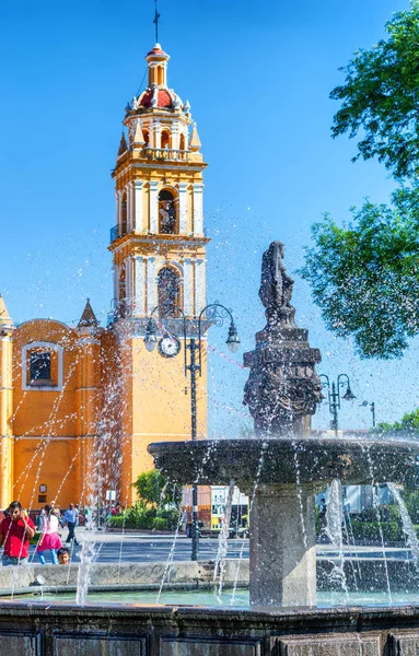 Cholula Puebla México Noviembre 2016 Iglesia San Pedro Apostol Cholula — Foto de Stock