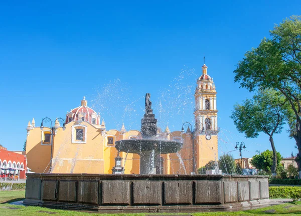 Cholula Puebla México Noviembre 2016 Iglesia San Pedro Apostol Cholula — Foto de Stock