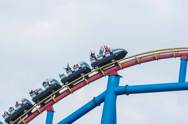 Cidade México México Dezembro 2016 Parque Diversões Six Flags Adventure — Fotografia de Stock