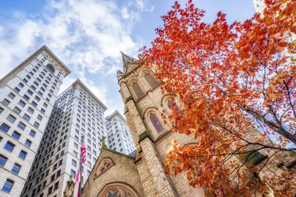 Trinity Episcopal Katedralen Pittsburgh Pennsylvania Usa — Stockfoto