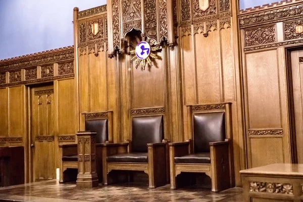 Detroit Michigan Usa Novembre 2018 Interno Del Detroit Masonic Temple — Foto Stock