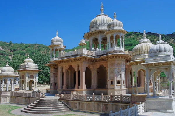 Maharadża Tap Mansingh Zaufanie Muzeum Miasta Gatore Chhatriyan Jaipur Radżastan — Zdjęcie stockowe