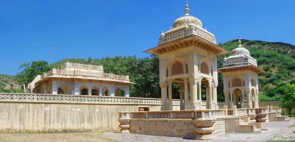 Maharaja Sawai Mansingh Museu Confia Palácio Cidade Gatore Chhatriyan Jaipur — Fotografia de Stock