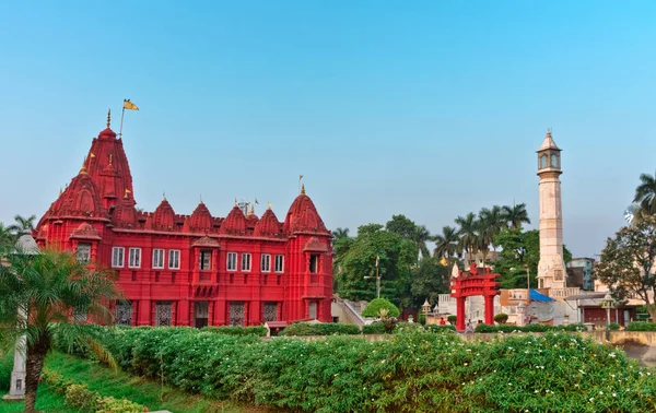 Shree Digambar Jain Parasnath Mandir Belgachia Στην Καλκούτα Της Ινδίας — Φωτογραφία Αρχείου