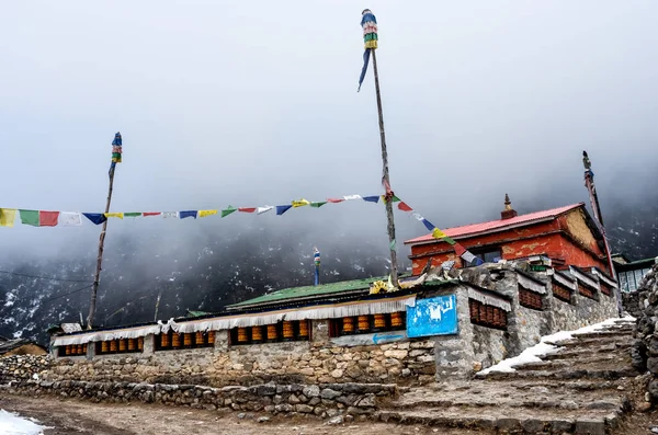 Khunde Wieś Solukhumbu Everest Regionu Nepalu — Zdjęcie stockowe