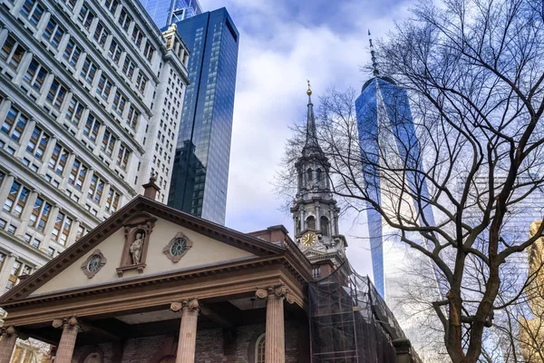 New York Usa Listopadu 2018 Paul Chapel One World Trade — Stock fotografie