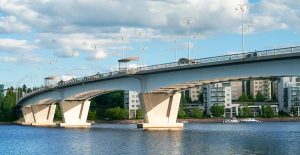 Ponte Kuokkala em Jyvaskyla, Finlândia . — Fotografia de Stock