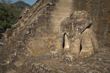Malinalco, Meksika'daki arkeolojik kalıntılar.