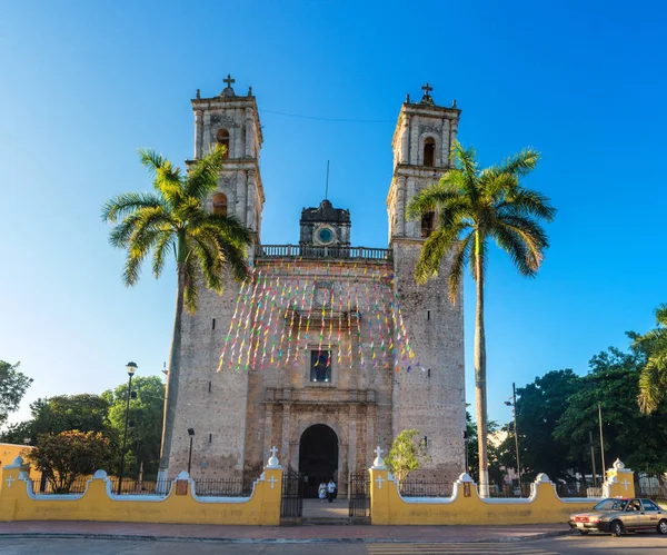 Igreja de San Servácio (São Servácio) em Valladolid, Yucatán, México — Fotografia de Stock